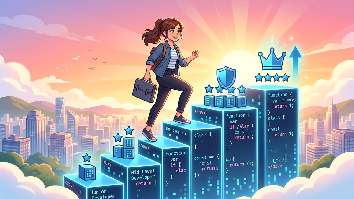 Developer Career Growth: From Junior to Staff Engineer in 6 Years