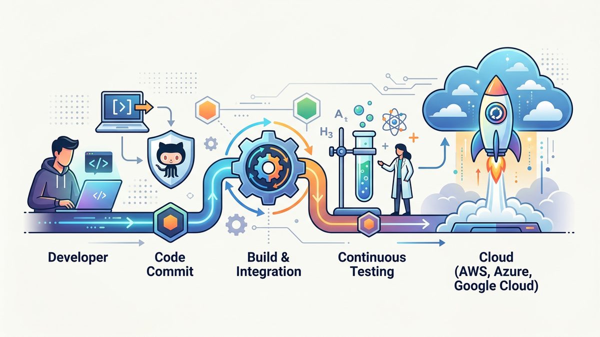DevOps & Deployment: A Modern CI/CD Pipeline with GitHub Actions
